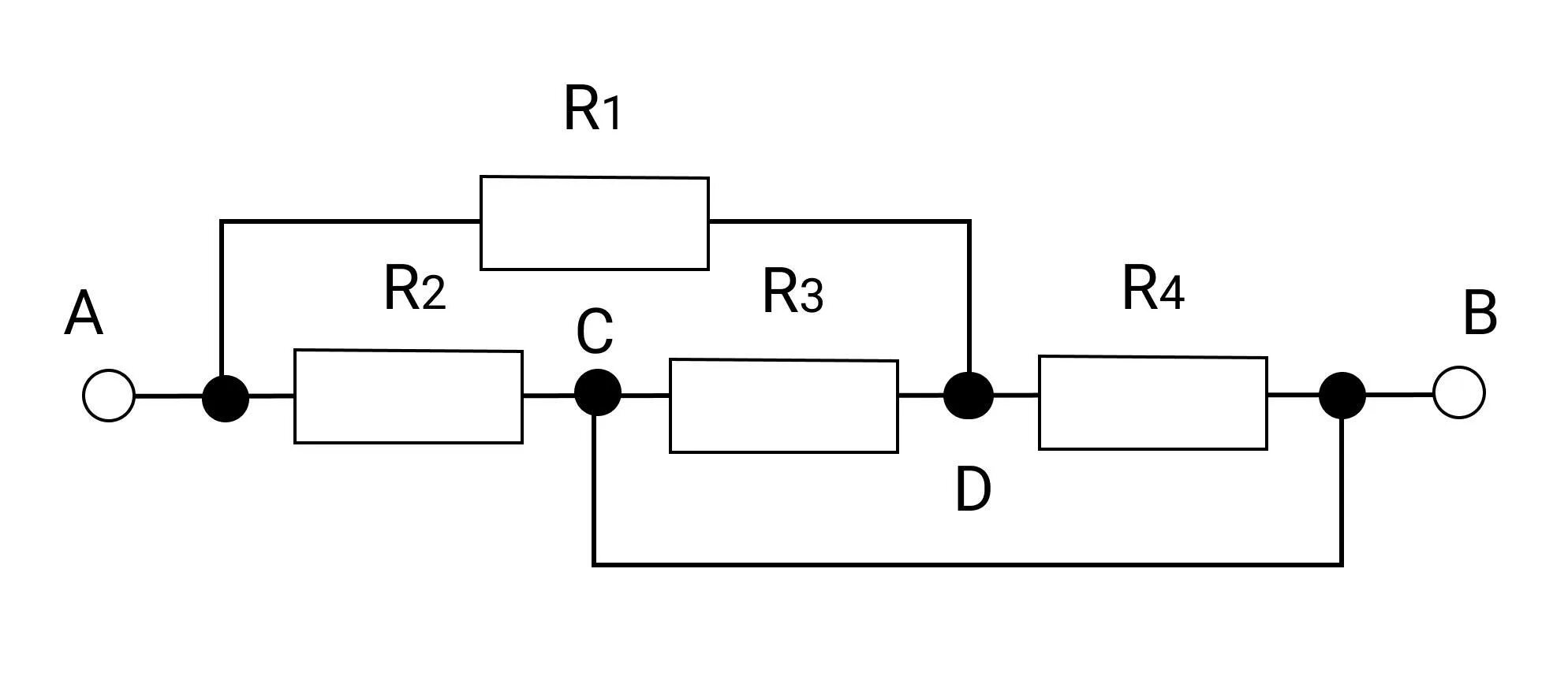 Среди представленных схемах. Резистор схема r1 r2 r3 r4 r5. Электрическая цепь r1 r2 r3 r4. Схема с r1 r2 r3. Напряжение UAB В представленной схеме называется.