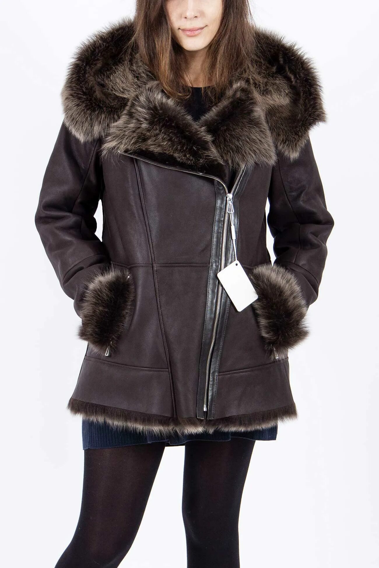 Ovini Leather fur дубленки модель 1101
