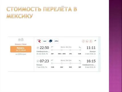 Время авиаперелета
