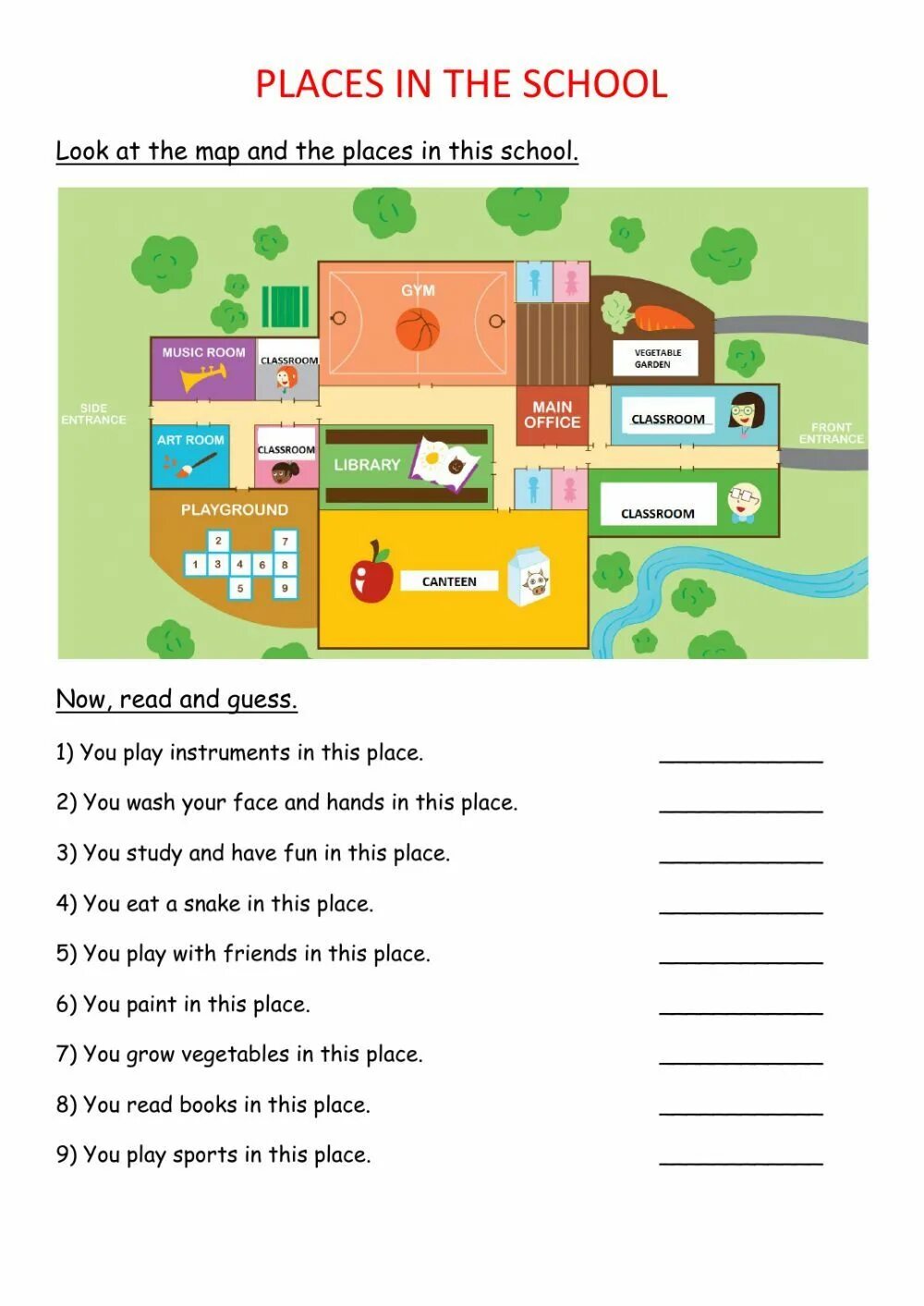 School places Worksheets. School Rooms урок английский. Places in School Worksheets. Worksheets English School.