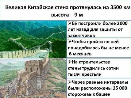 Великая стена размеры