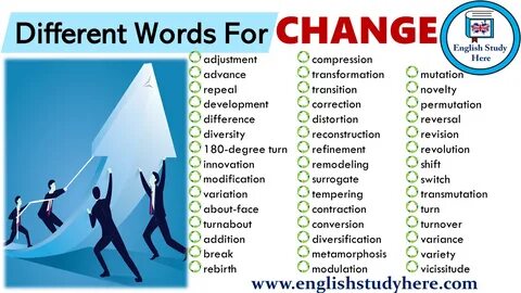 Change words