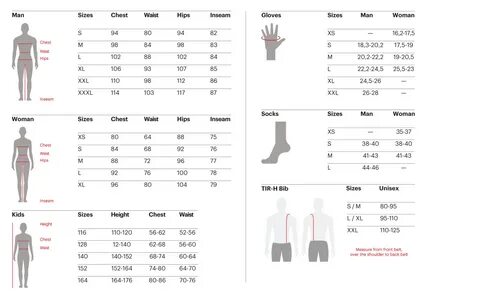 Clothes sizes