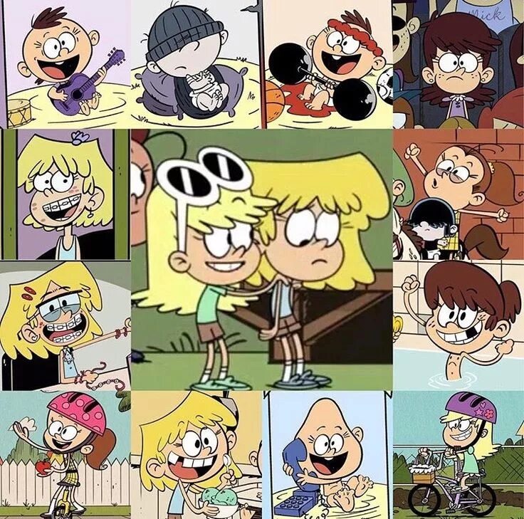 Сестры Линкольна Лауда. Мой шумный дом семья Лаудов. The Loud House персонажи.