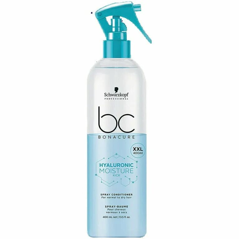 BC Bonacure Hyaluronic Moisture Kick Spray Conditioner 400. Schwarzkopf professional спрей Bonacure Moisture Kick. BC Bonacure кондиционер Hyaluronic Moisture Kick. Schwarzkopf BC Bonacure Hyaluronic Moisture Kick Spray Conditioner.