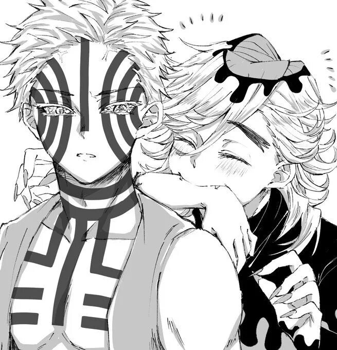 Аказа Кимецу. Douma and Akaza. Доума Kimetsu. Akaza x Douma. Доума яой