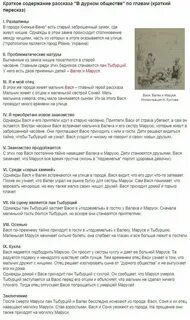 Пересказ рассказа в дурном обществе 8 глава
