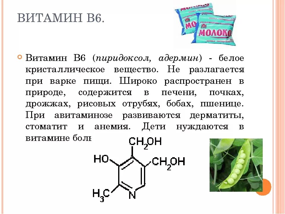 Из чего состоит б 6