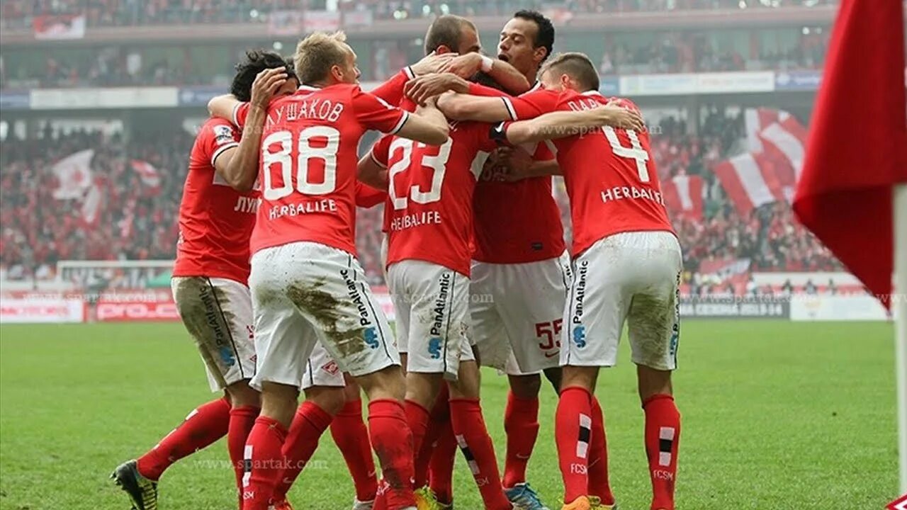 Www spartak. Футболисты Спартака 2013.