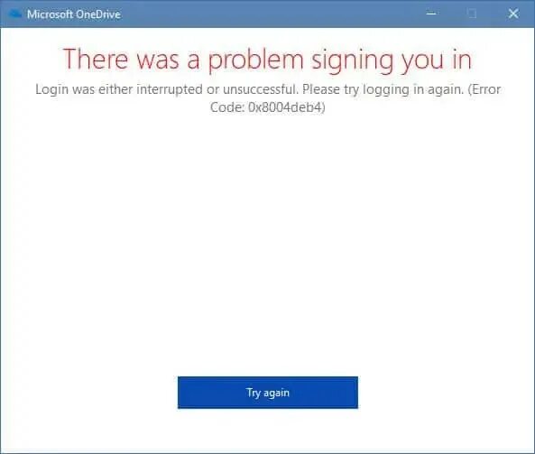 Произошла ошибка download interrupted. Ошибка входа 0x00100777 фифа. не удается войти в onedrive 0x8004def7 как убрать.