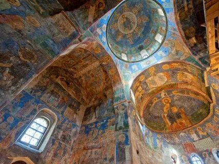 Фрески спасо преображенского мирожского монастыря