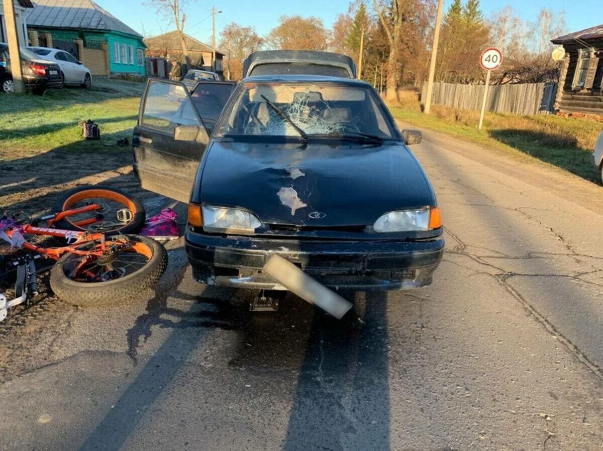 Воронок Стародубского района Брянской. Авария в Стародубском районе. Легковушка.