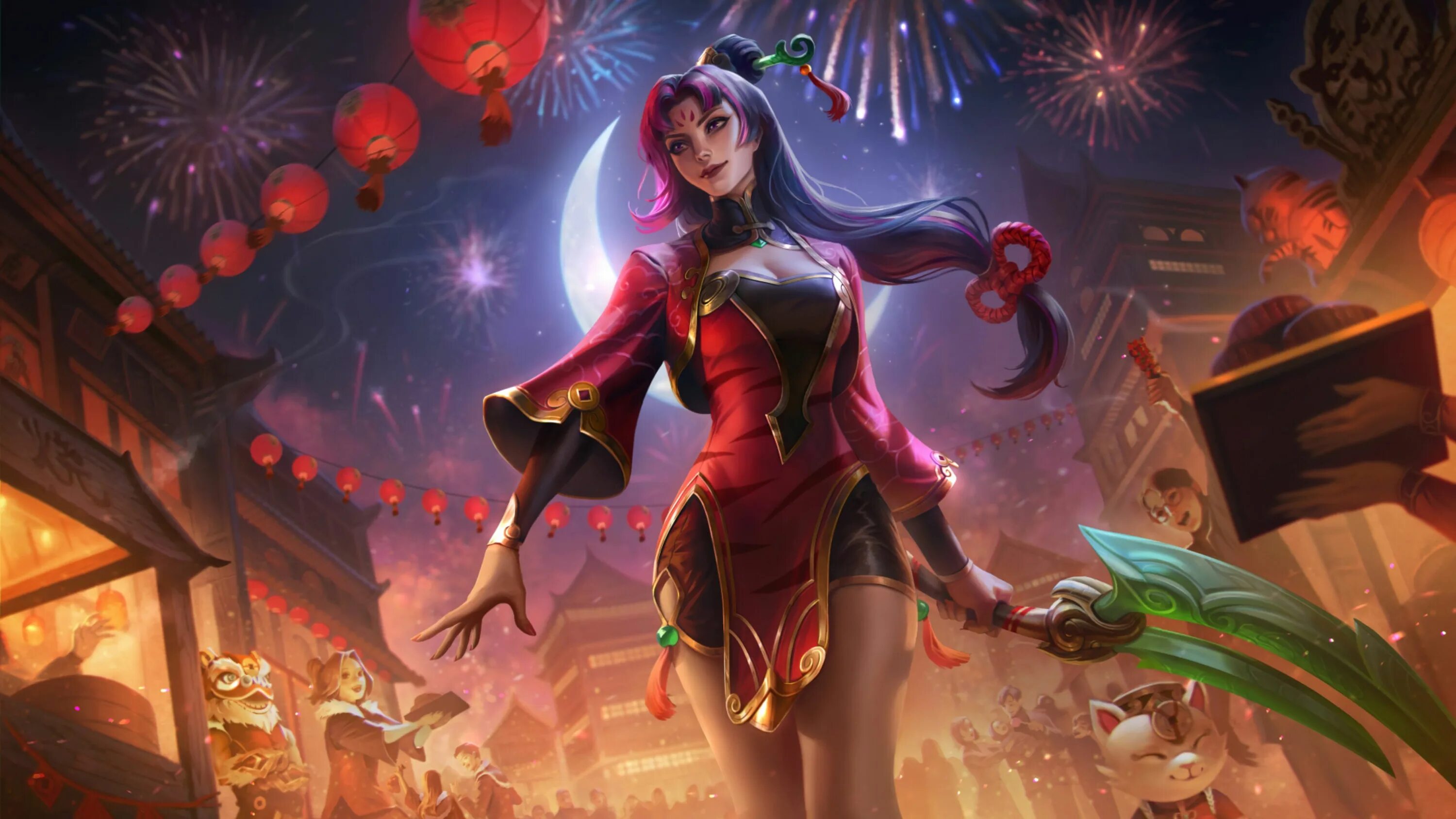 Образы сказаний. Лунный пир 2022 League of Legends. Пиротехник Диана Wild Rift. Пиротехник Диана ЛОЛ. Диана League of Legends Skin Art.