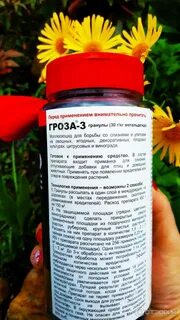 Средство от слизней гроза
