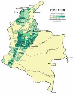 Колумбия количество жителей