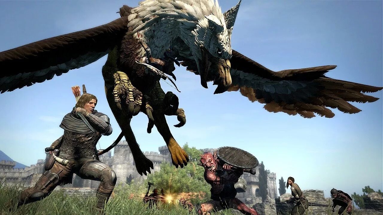 Dragon s dogma 2 ратник. Dragon's Dogma. Драгонс Догма Грифон. Dragon's Dogma геймплей. Dragon s Dogma 2.