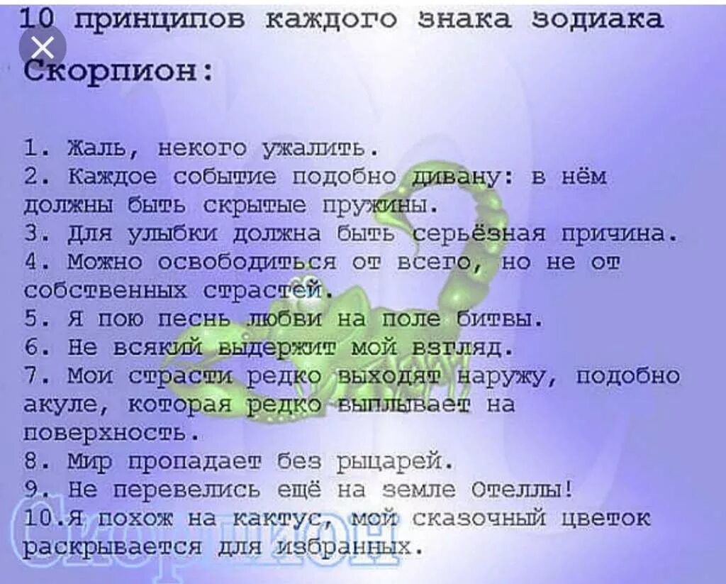 Характер по знаку гороскопа