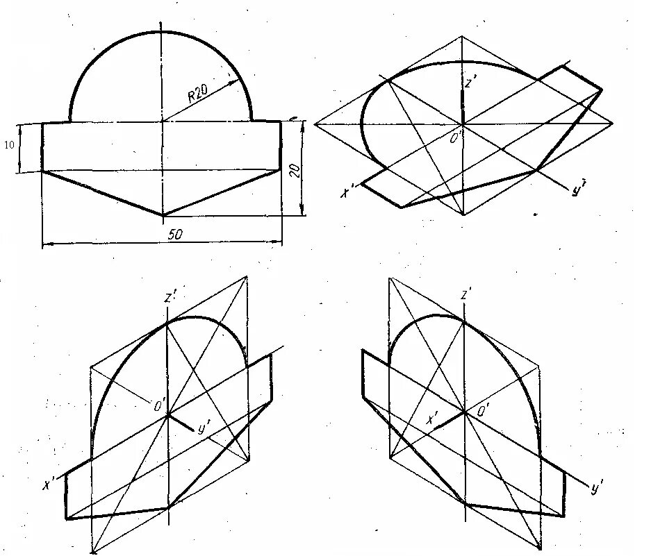 Проекция плоской фигуры. 1. Достроить горизонтальную проекцию пятиугольника abcde. Аксонометрическая проекция плоских фиг. Плакаты по начертательной геометрии и инженерной графике.
