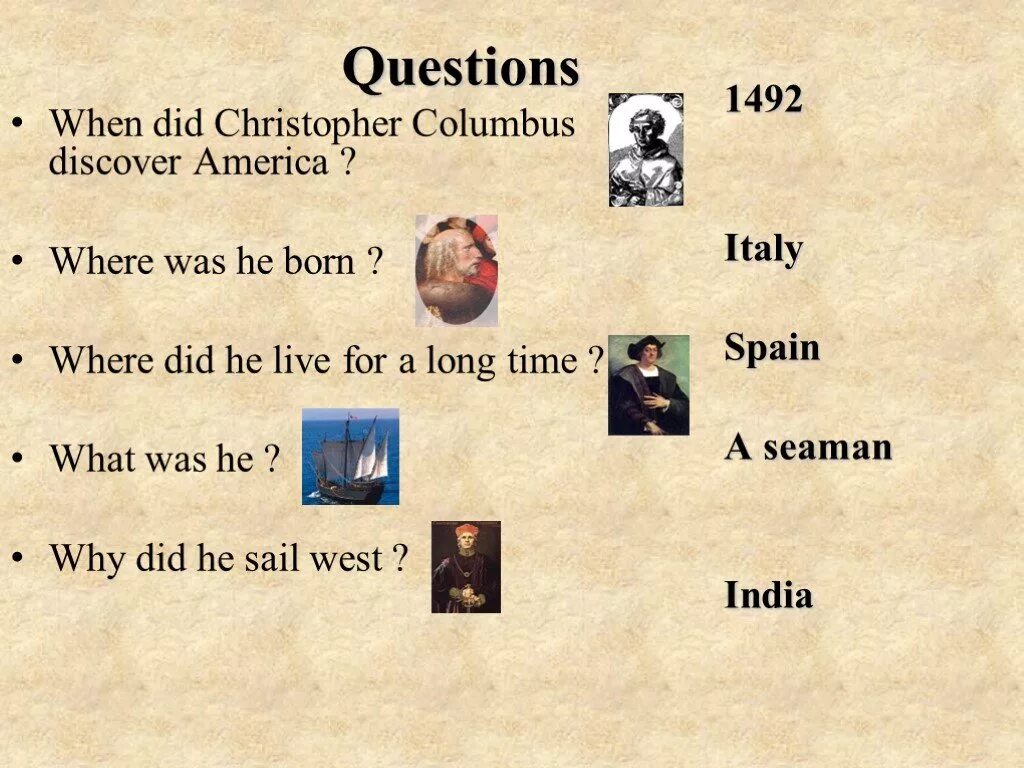 Where he they lived. When did Christopher Columbus discover America?. Christopher Columbus discovered America in 1492. Christopher Columbus discovered. Christopher Columbus and the Discovery of America..