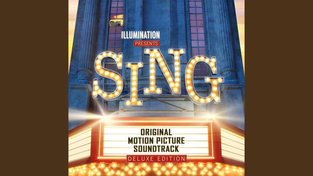 Sing soundtrack. Let's face the Music and Dance Зверопой. Sing (Original Motion picture Soundtrack Deluxe). Soundtracks sign.