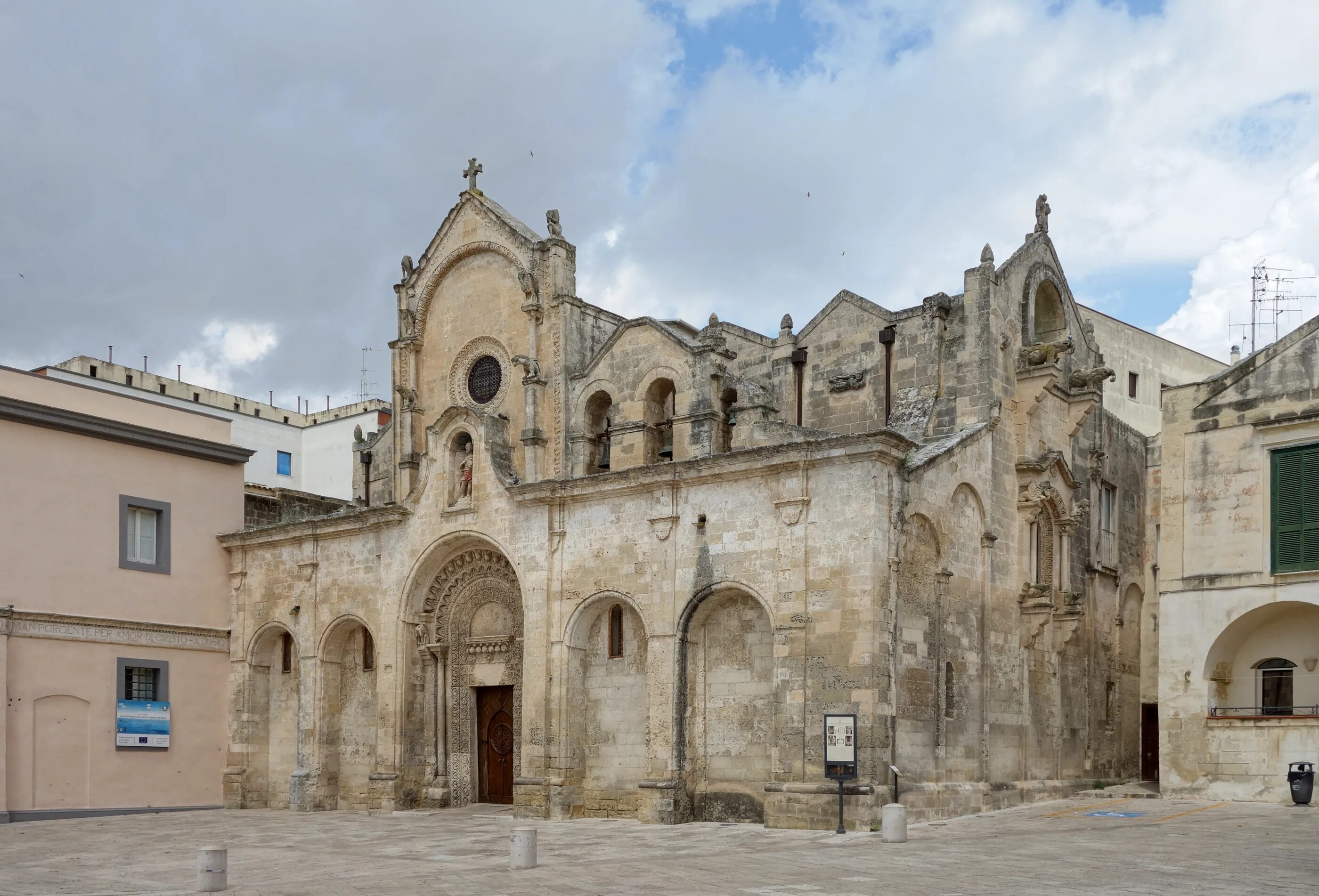 San giovanni. Сан Джованни. Matera Cathedral Матера. Church of San Giovanni Battista.