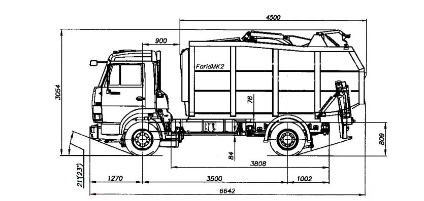 КАМАЗ 65115 мусоровоз габариты. Габариты КАМАЗ ко-440. Мусоровоз БМ-53229 чертеж. Высота мусоровозки МАЗ.