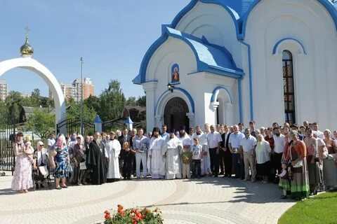 Храм в голубом