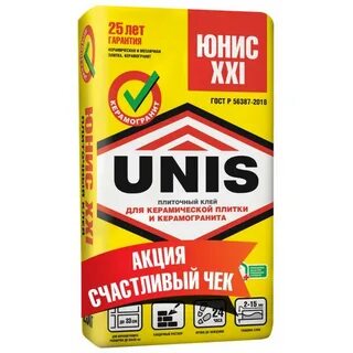 Юнис плиточный клей инструкция