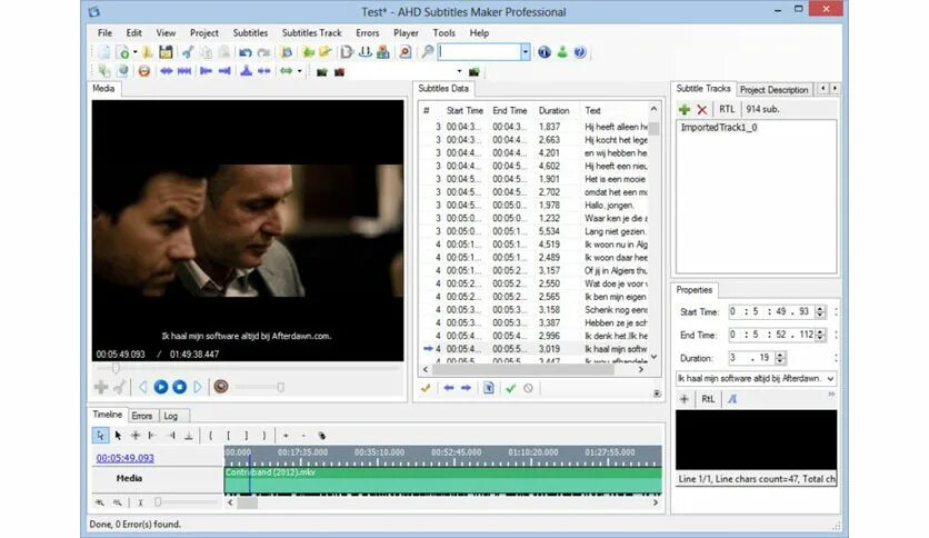 Create subtitles. Create subtitles