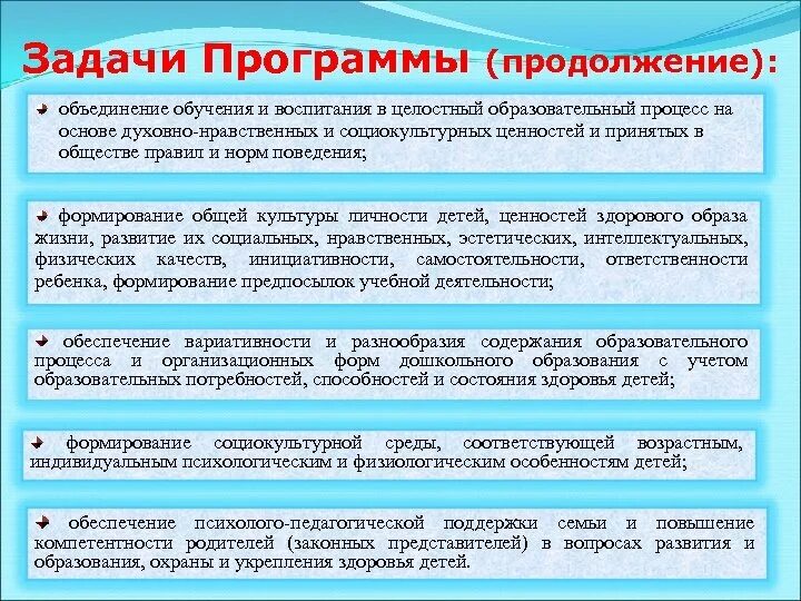 Муниципальная программа дошкольного образования