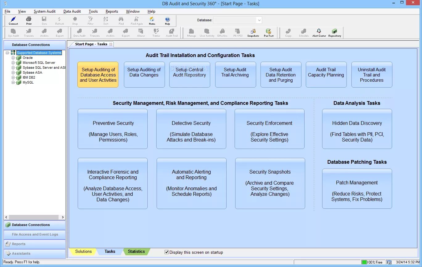 Report tasks