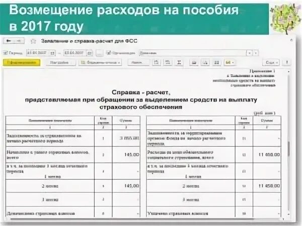 Дети инвалиды возмещение фсс. Документы на возмещение фсс 2025 год. реестр документов в фсс для возмещения образец. справка расчет пример заполнения. образец документов на возмещение в фсс.
