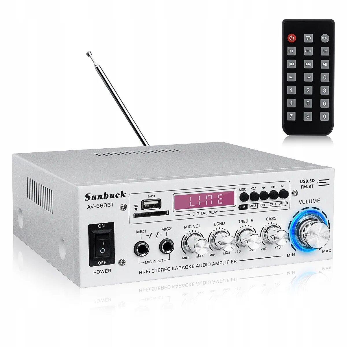 Усилитель Sunbuck av-660bt. Bluetooth усилитель Sunbuck av-660bt,. Sunbuck / усилитель Hi-Fi av-660bt. Av 660bt