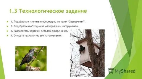 Задачи скворечник