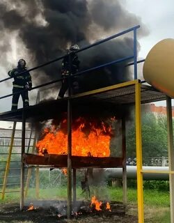 Тактика тушения пожара в поврежденных зданиях