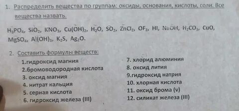 Оксид железа 3 и йодоводородная кислота