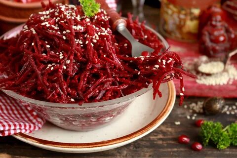 Свекла с кунжутом