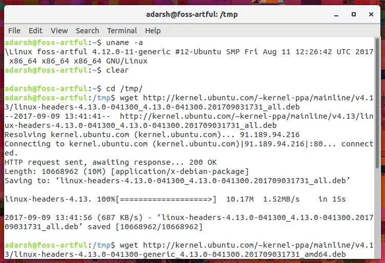 Install kernel headers