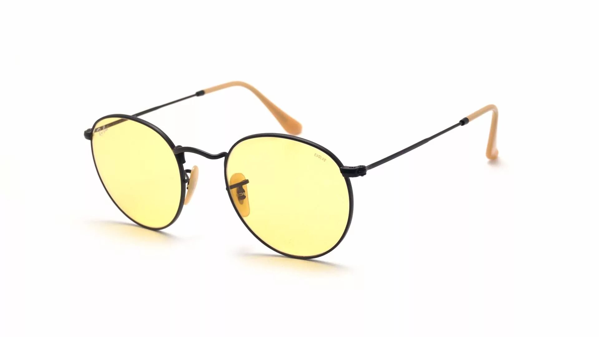 Очки ray ban Round Metal 9066/4a. Ray ban еволве. Ray ban Evolve. Ray ban Evolve RB 3681. Солнцезащитные очки желтые мужские