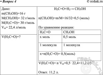 Формальдегид объемом 40 л