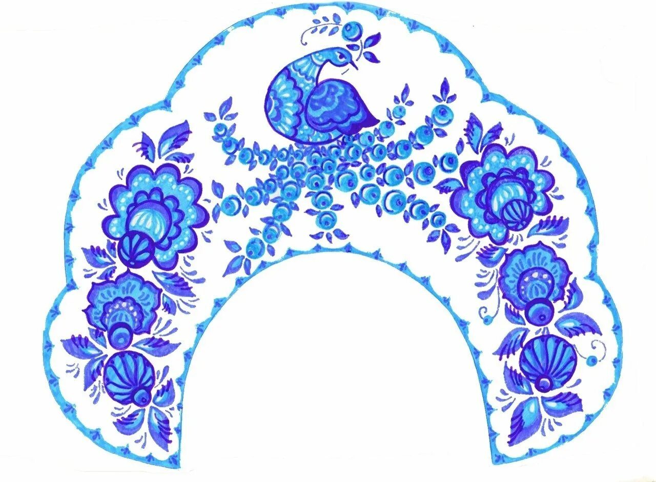 узоры для кокошника. кокошники русские народные шаблон. кокошник рисунок. кокошник «ксюша» гжель. кокошник макет.