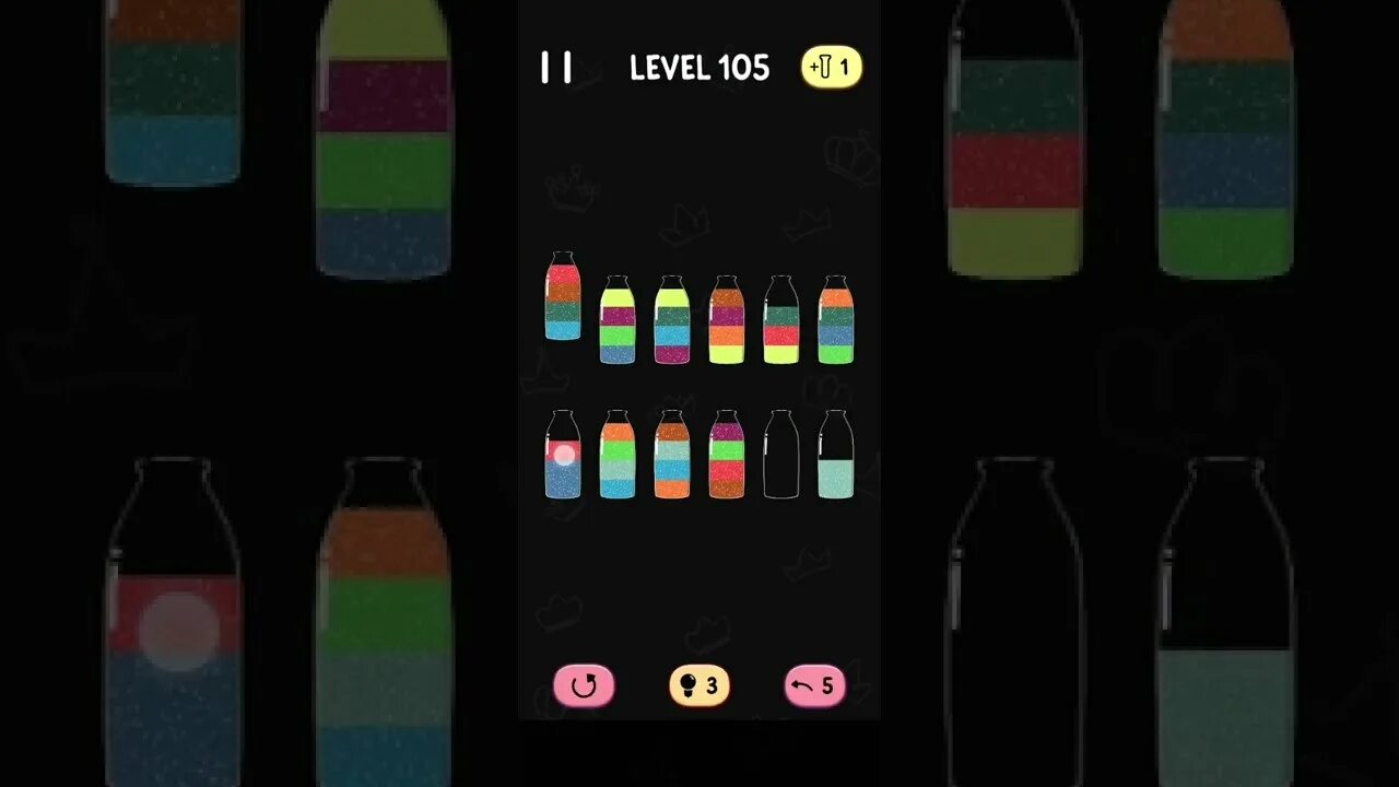 Water sort 105. Soda sort уровень 105.