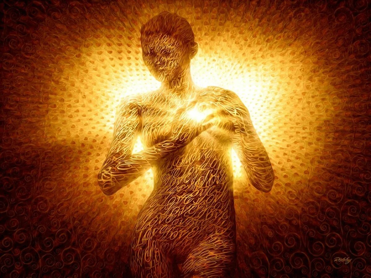 Божественная медитация. Свет внутри человека. Божественный свет в человеке. Энергия человека. Душа человека.
