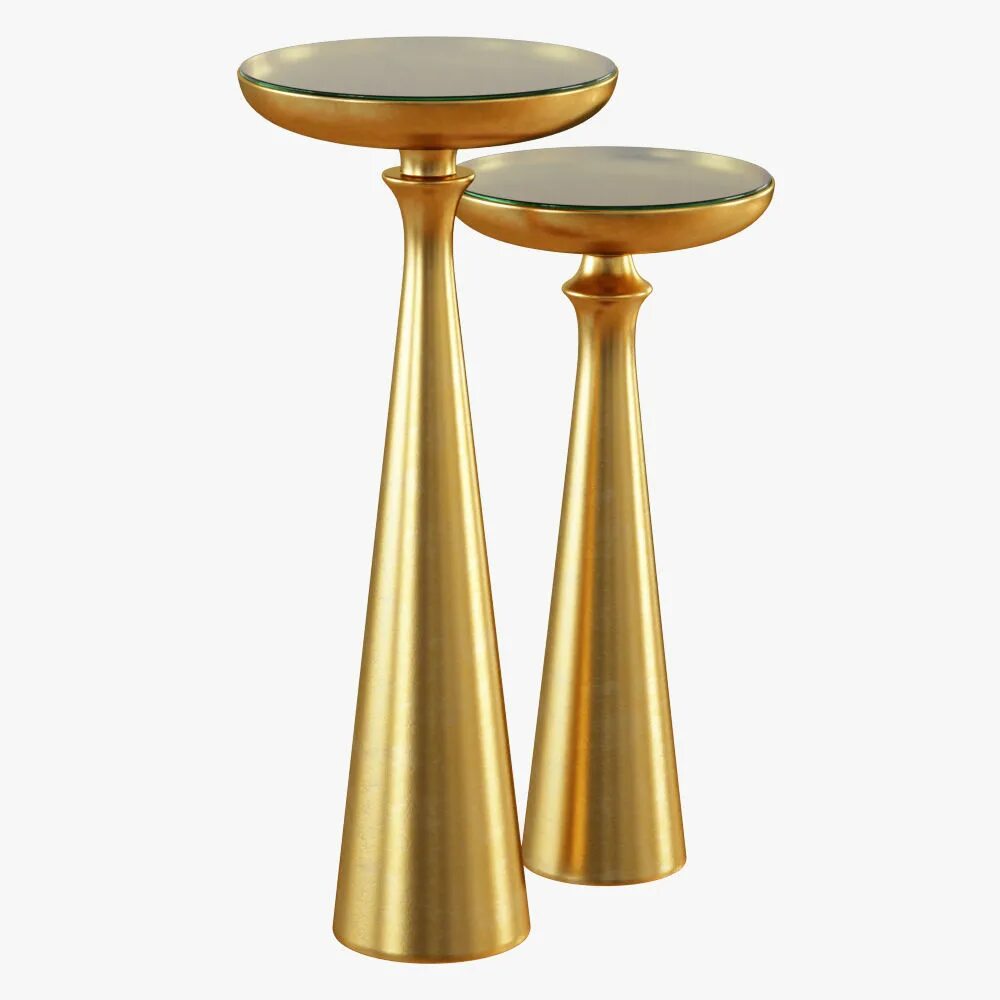 Столик Pillar Table, Tall - Brass 101 Copenhagen. Столик высокий круглый. Brass Side Table. Круглый стол на латунной ножке. Round side