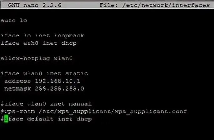 Etc network interfaces