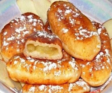 Пирожки с яблоками из дрожжевого теста жареные