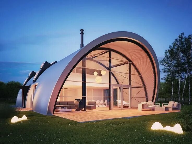 Полукруглая крыша фото Gallery of Arc House / MB Architecture 5