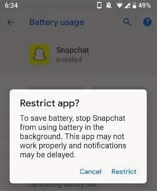 Install restricted