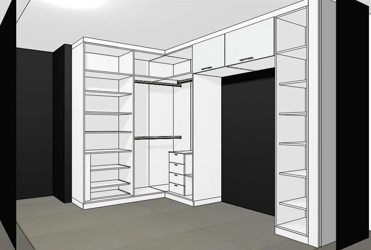 Шкаф гардероб с раздвижными дверями. Зонирование шкафом. Шкаф гардеробная п образная. Гардеробная. Гардеробная в спальной комнате.