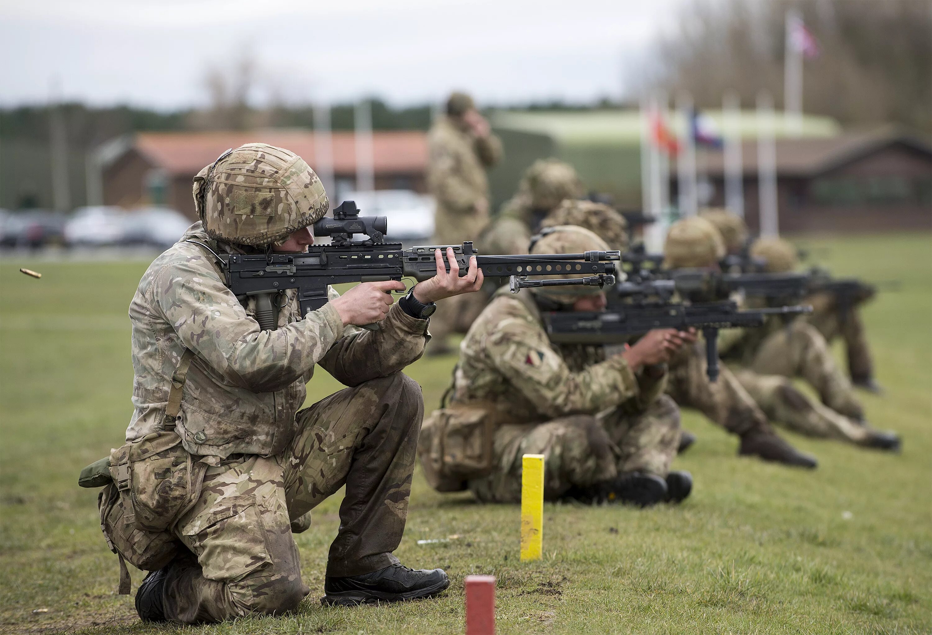 Army test. Soldiers shoot. soldiers at the shooting range. soldier with at4. beta army test.